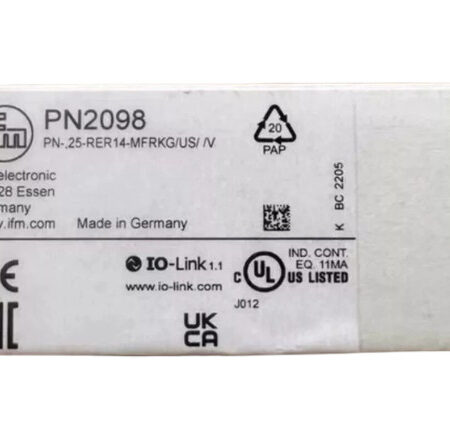 New IFM PN2098 Pressure Sensor