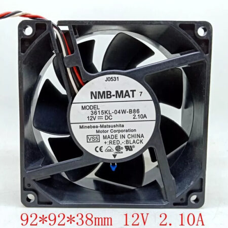 New NMB 3615KL-04W-B86 Fan DC 12V 2.1A 90*90*38mm Server / Case Cooling Fan