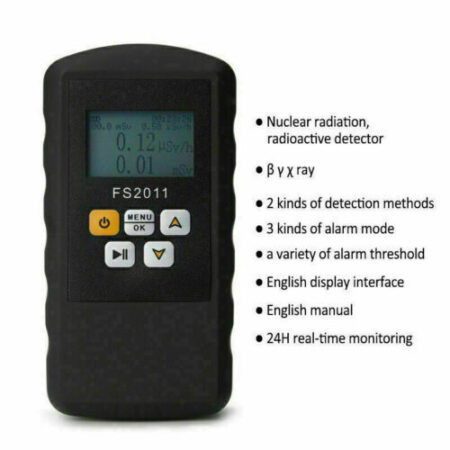 Nuclear Radiation Detector Tube Dosimeter Monitor Beta Gamma Xray Geiger Counter