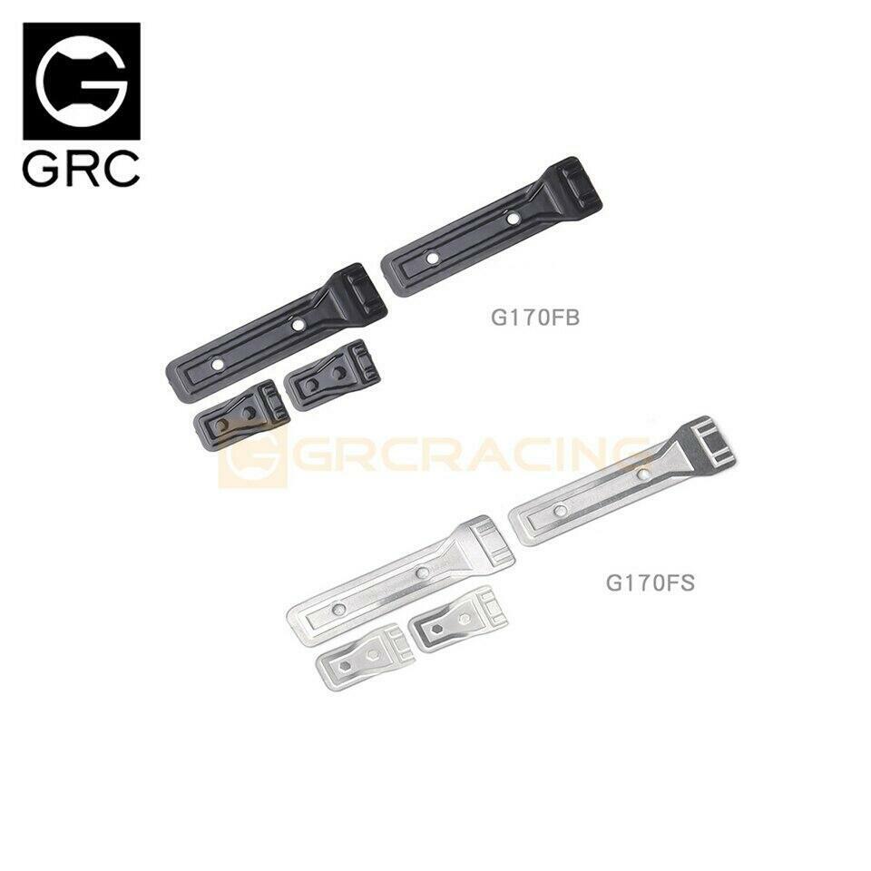 Stainless-Steel-Decorative-Sheets-of-For-Traxxas-TRX-4-New-Bronco-Tailgate-Hinge-354486247804