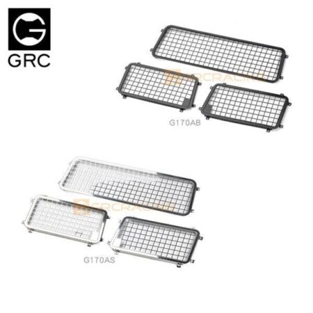 TRX4 92076-4 Bronco RC Car Stainless Steel Window Side Window Mesh+Rear
