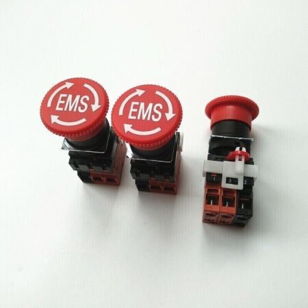 1PC A22E-M-02-EMS A22EM02EMS 1PCS Omron Basic Switch Black Red Button
