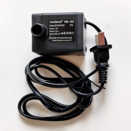 1PCS NEW HAIBAO HB-102 220V 7W Cooling Fan Ice Maker Water Pump 350L/h 7W