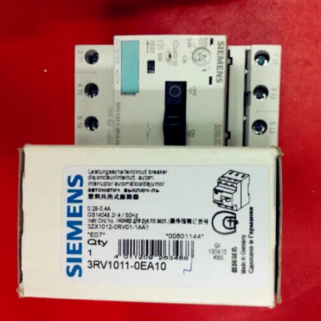 1PCS Siemens 3RV1011-0EA10  Circuit Breaker 3RV10110EA10