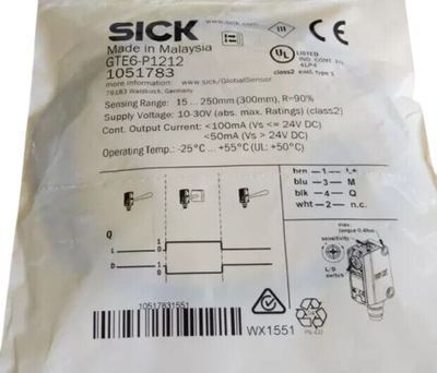 1pc New In Box SICK GTE6-P1212 Photoelectric Sensor