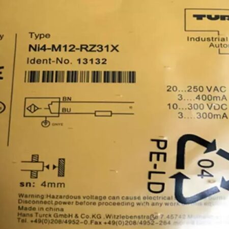 1pc New TURK Proximity Switch NI4-M12-RZ31X 20 250 VAC 3 400MA
