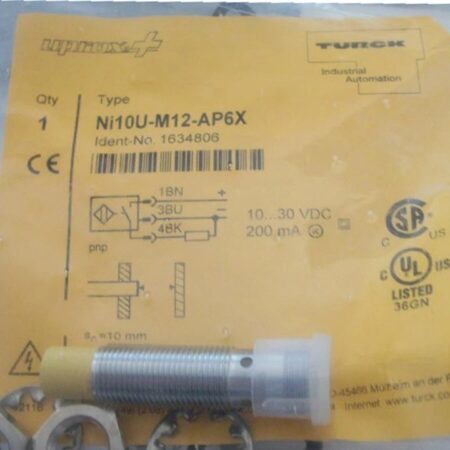 1pc TURCK NI10U-M12-AP6X Inductive Sensor