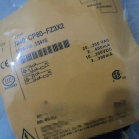 1pc Turck Proximity Switch NI40-CP80-FZ3X2