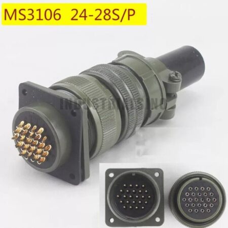 1pcs New For MS3106A-24-28 S/P Connector Straight Aviation Plug 24-pin