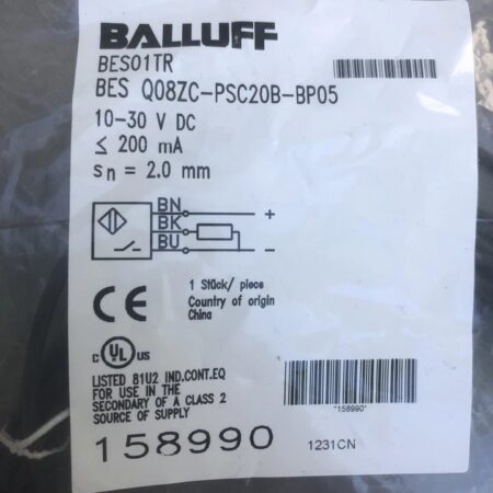FOR BES Q08ZC-PSC20B-BP05 Balluff Proximity Sensor