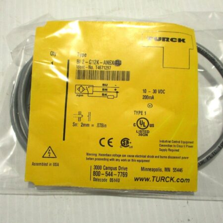 FOR BI2-G12K-AN6X TURCK Proximity Switch Sensor