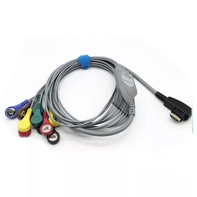 FOR DMS300-4A Dynamic ECG New Lead Wire 7 Lead Buckle Type