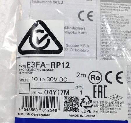 FOR E3FA-RP12 OMRON Photoelectric Switch Sensor E3FARP12