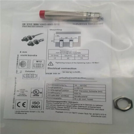FOR IS 212MM/4NO-4N0-S12 Leuze New Photoelectric Switch