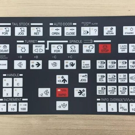 FOR Kia CNC New Membrane Keypad Lathe Operation Panel Button Film