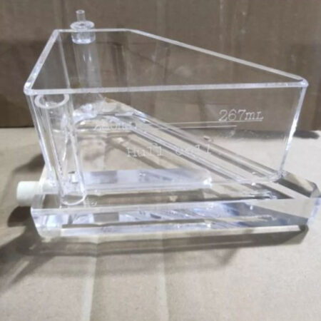 FOR Testing Equipment New Plating Cell Hull Air Agitated Hall Groove 267ml