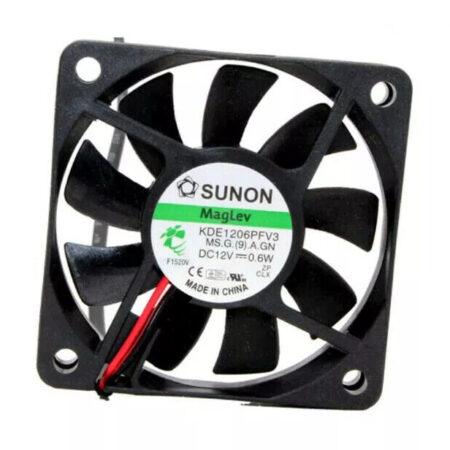 For KDE1206PFV3 SUNON DC 12V 0.6W 60*60*10MM 2-wire Ultra-quiet CPU Cooling Fan