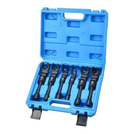 Injector Injection Line Wrench Socket Tool Set Flexi Heads 6-Piece 12-19mm