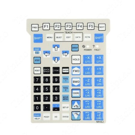 Membrane Keypad for Fanuc A05B-2255-C100 C101 MHE2 Teach Pendant Right Light