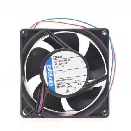 New Ebmpapst 3214JH DC 24V 9.0W 0.38A 92*92*38MM 86CFM Square Axial Cooling Fan
