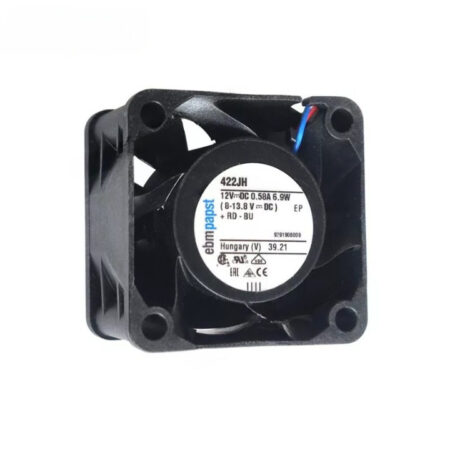 New Ebmpapst 422JH DC 12V 6.9W 0.58A 40*40*28MM 54dBA Axial Cooling Fan 2-Wires