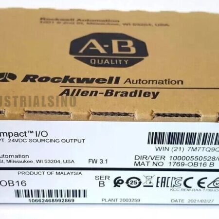New Factory Sealed For AB 1769-OB16 SER B Output Module Compact I/O 16 Pt 24VDC