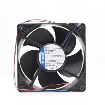 New For Ebmpapst 4414N DC24V 5.4W 0.23A 120*120*38MM 2-Wires Axial Cooling Fan