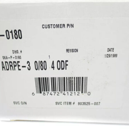 New For SPARLAN ADRPE-3-0/80 NSMP