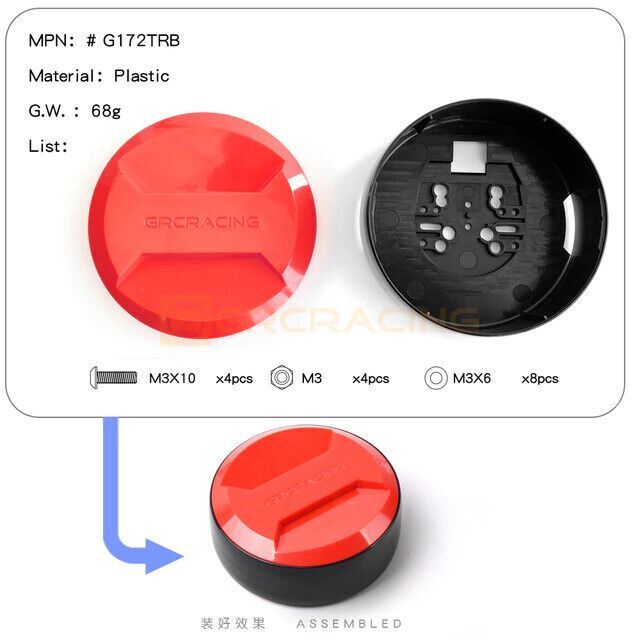 Rc Crawler Car Universal Spare Tire Cover A For Trx4 Bronco G500 Trx6 G63 - Image 4