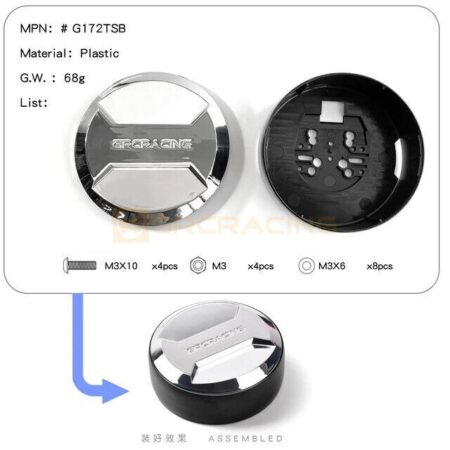 Rc Crawler Car Universal Spare Tire Cover A For Trx4 Bronco G500 Trx6 G63