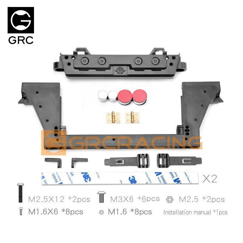 TRX-4 Front and Rear Car Shell Hidden Lock Can Open Cover Semi-car Pickup Com... - Image 3