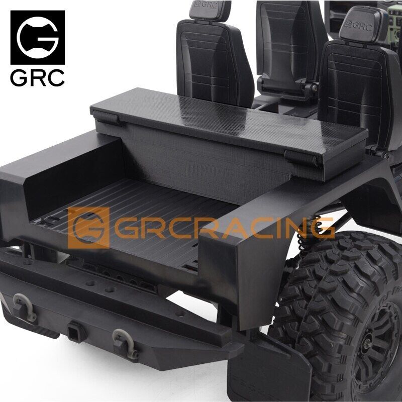 TRX4 Defender Back Bucket Toolbox Front Bezel Modified Semi-Car Pickup - Image 6