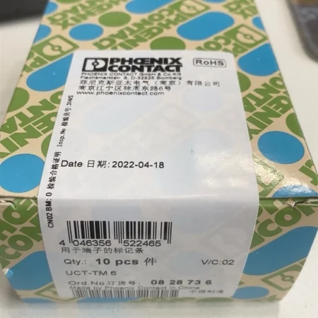 10PCS NEW Phoenix Contact UCT-TM 6 0828736 Terminal Block Marker Cards 10PCS