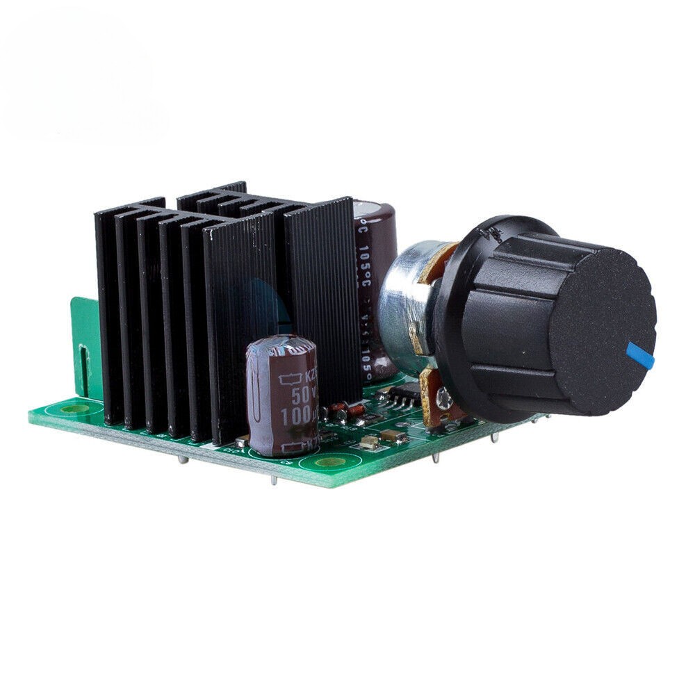 12V-40V 10A PWM DC Motor Speed Controller, Voltage Regulator Dimmer Switch - Image 4