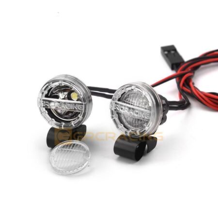 16mm Round Spotlight Off-road Headlamp Searchlight for 1:10 RC Cars TRX4 TRX6 sc