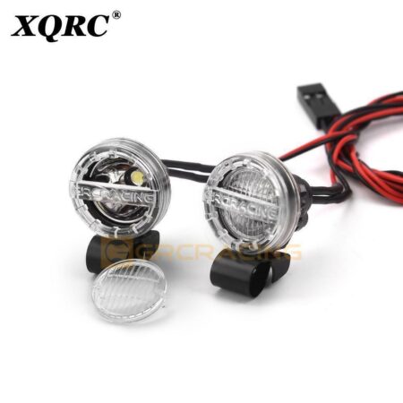 16mm Round Spotlight Off-road Headlamp Searchlight for 1:10 RC Cars TRX4 TRX6 sc