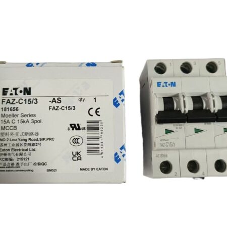 1PC NEW Eaton Moeller FAZ-C15/3 high breaking 3P15A miniature circuit breaker