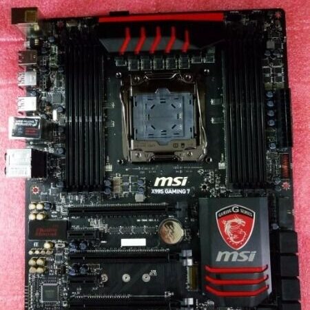 1PC New MSI X99S GAMING 7 X99 Motherboard 2011-3 DRR4 Supports 6800 6850K