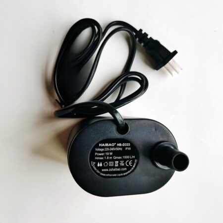 1PCS NEW HAIBAO HB-D333 220V 19W Cooling Fan Ice Maker Water Pump 1000L/h 19W