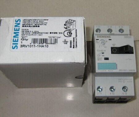 1PCS SIEMENS 3RV1011-1HA10 MOTOR PROTECTION CIRCUIT BREAKER ONE