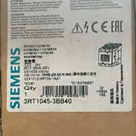 1PCS Siemens Contactor 3RT1045-3BB40 New