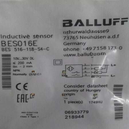 1Pcs New BALLUFF BES 516-118-S4-C（BES016E）sensor