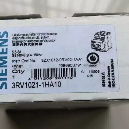 1pc New For Siemens Circuit Breaker 3RV1021-1HA10 3RV10211HA10