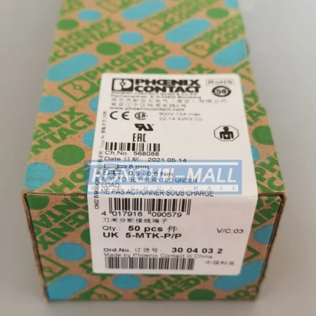 5PCS Phoenix UK 5-MTK-P/P 3004032 Disconnect Terminal