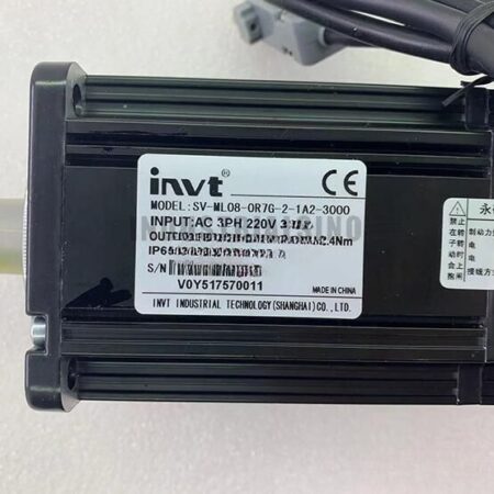 AC Servo SV-ML08-0R7G-2-1A2-3000 Motor & Brakes 220V 750W 3A