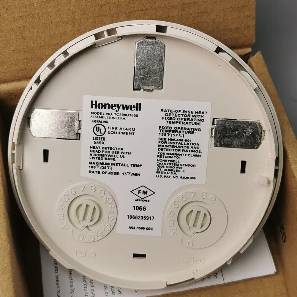 BRAND NEW HONEYWELL TC808B1058 Rate of-Rise Heat UL LISTED FREE FAST SHIPPING