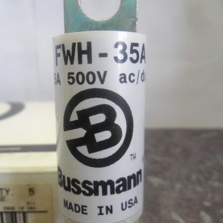 FOR BUSSMANN FWH-35A Fuse Semiconductor FWH35A AC DC NIB 35Amp 500V