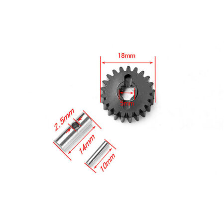 Front Gearbox Gear Durable Nylon Gear GAX0027E Spare Parts for Trx-4 Motor