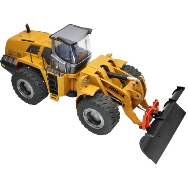 HUINA-583-Snow-Plow-Metal-Snow-Shovel-Bucket-For-1583-Loader-Parts-BLACK-294844795966-6