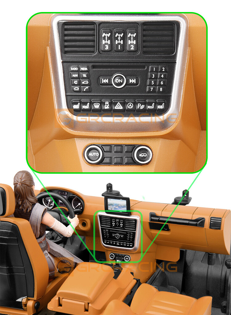 Interior Simulation for TRAXXAS TRX-4 TRX-6 G500 G63 6x6 BENZ RC Car Central Kit - Image 3